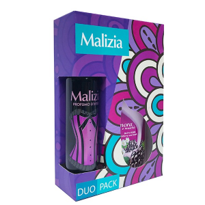 Malizia Mora Duo Pack Díszdoboz Nőknek Tusfürdővel Dezodorral