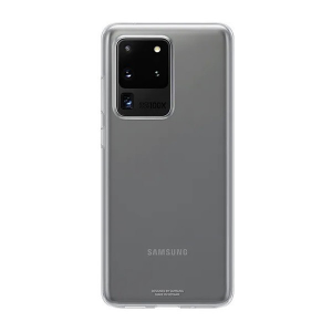 Samsung Galaxy S20 Ultra 5G SM-G988, Műanyag hátlap védőtok, gyári, átlátszó