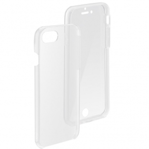 Apple iPhone 11 Pro, TPU szilikon tok, előlapi, és műanyag hátlapi védelem, 360 Full Cover, átlátszó
