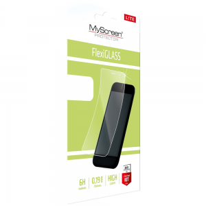 Alcatel One Touch Pop 4, Kijelzővédő fólia, ütésálló fólia, MyScreen Protector L!te, Flexi Glass, Clear, 1 db / csomag