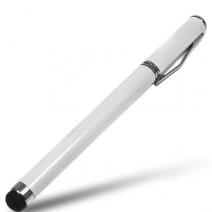 Ceruza, Ball Pen, 2 in 1 ceruza(bármilyen kapacitív kijelzőhöz) toll és érintő, ezüst