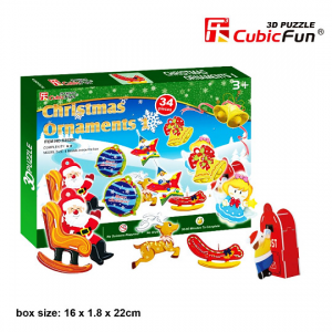 3D puzzle Karácsonyi csomag CubicFun