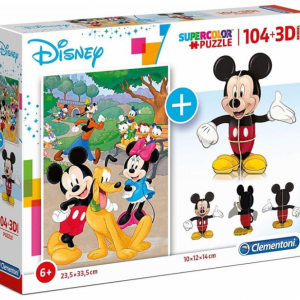 104 db-os puzzle + 3D modell – Mickey Mo