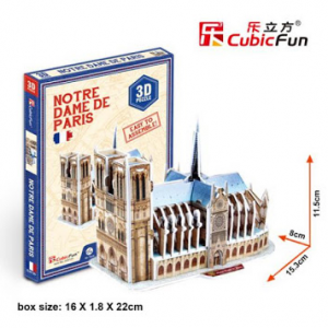 3D puzzle mini méret Notre Dame CubicFun