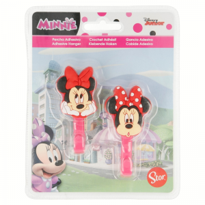 2 db-os Öntapadós akasztó- Minnie Mouse