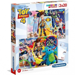 2X20 DB-OS SUPERCOLOR PUZZLE – TOY STORY Clementoni