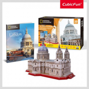 3D puzzle City trav. London – St. Paul's Cathedral 107 db-os