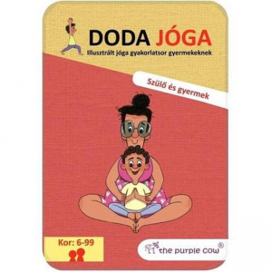 Doda jóga Szülő és gyermek jóga – foglalkoztató kártyák Purple Cow