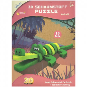 3D puzzle Krokodil19 db-os 156012 Mammut