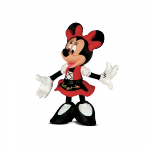 Disney – Mickey egér: Minnie bajor dirndli ruhában Bullyland 15391