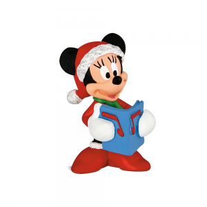 Bullyland 15442 Disney – Mickey egér: Minnie egér Karácsonyi öltözetben