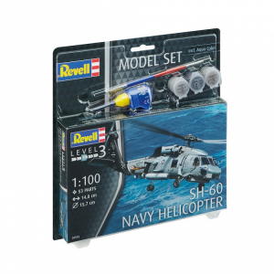 Revell Model Set SH-60 Navy Helicopter 1:100 (64955)