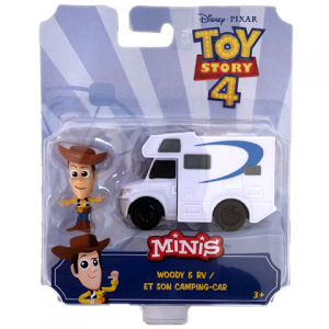 Toy Story mini figurák járművel – Woody