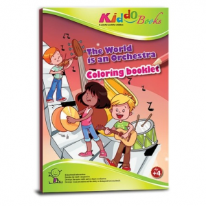 Szinezz és zenélj foglalkoztató Kiddo Books