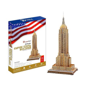 3D puzzle nagy Empire State Building 66 db-os CubicFun