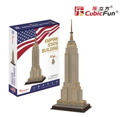 3D puzzle kicsi Empire State Building 54 db-os CubicFun