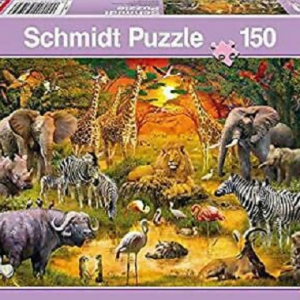 Afrikai állatok puzzle 150 db-os 56195 Schmidt