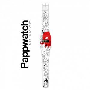 Papír karóra – RED ELEFANT – Pappwatch