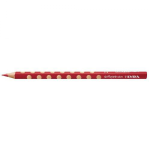 Groove Slim vékony háromszögletű színes ceruza bordó Lyra