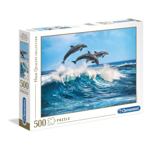 500 db-os puzzle – Játékos delfinek