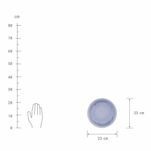 ATLANTIS tányér kék 23cm