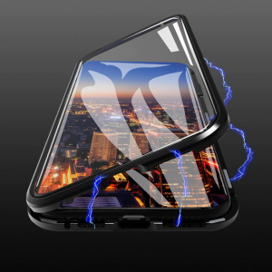 iPhone 11 átlátszó mágneses tok mindkét oldalt üveggel