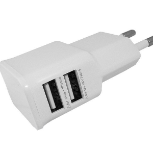 Univerzális 2 x USB hálózati töltő adapter – 5V/2A – ETA-U90EWEG white utángyártott