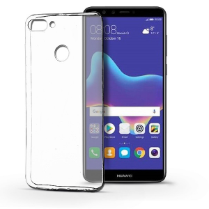 Huawei Y9 (2018), TPU szilikon tok, ultravékony, átlátszó