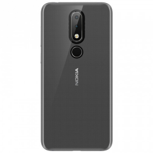 Nokia 6.1 Plus / X6, TPU szilikon tok, ultravékony, átlátszó