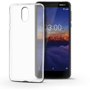 Nokia 3 (2018) / 3.1 (2018), TPU szilikon tok, ultravékony, átlátszó