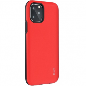 Samsung Galaxy A50 / A50s / A30s, Szilikon tok, műanyag kerettel, közepesen ütésálló, Roar Rico Armor, piros