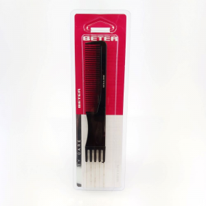 BETER – Profi műanyag fésű, 5 fogas nyéllel, 19 cm