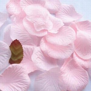 Rózsaszirom dekoráció 100db