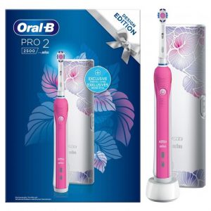 Oral-B Pro 2 2500 Pink Design Edition elektromos fogkefe