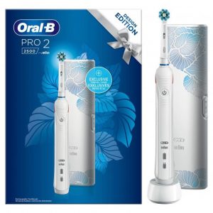 Oral-B Pro 2 2500 White Design Edition elektromos fogkefe