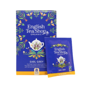 English Tea Shop Earl Grey Fekete Bio Tea – filter, 20 db, , 40 g