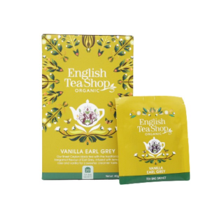 English Tea Shop Vaníliás Earl Grey Fekete Bio Tea – filter, 20 db, , 40 g