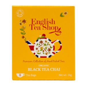 English Tea Shop Fekete Chai Bio Tea – filter, 8 db, , 16 g
