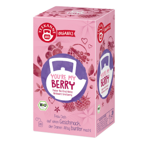 Teekanne You're My Berry Málnás Vörösáfonyás Bio Gyümölcstea – filter, 20 db, , 45 g