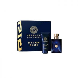 Versace Dylan Blue Pour Homme Eau De Toilette Spray 100ml Set 2 Pieces