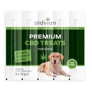 AIDVIAN Premium CBD Dog Treats 30 mg 50 g (5db)