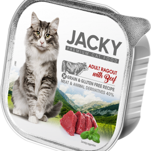 Jacky alutálka ragu marha 100g felnőtt macskáknak