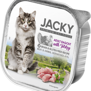Jacky alutálka ragu pulyka 100g felnőtt macskáknak